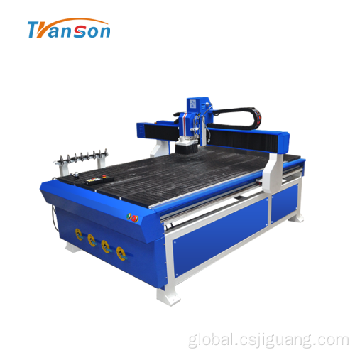 Mini Wood Router Machine 2.2KW 1218 Linear 8 Tools ATC CNC Router Factory